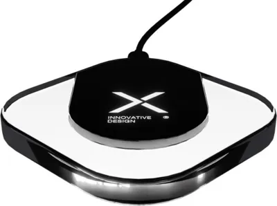 SCX.DESIGN W36 CAURSPĪDĪGA BEZVADU UZLĀDES STACIJA / DĀVANU KASTĪTĒ
