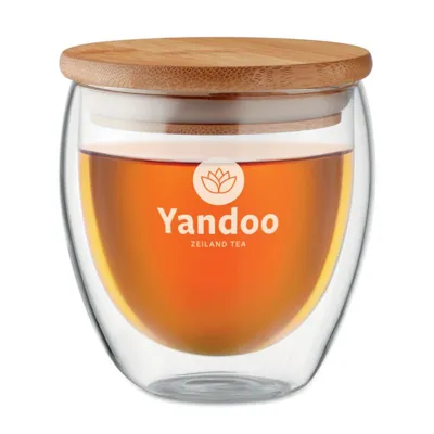 TIRANA SMALL / 250 ML / AR BAMBUSA VĀCIŅU / AR DUBULTAJĀM SIENĀM