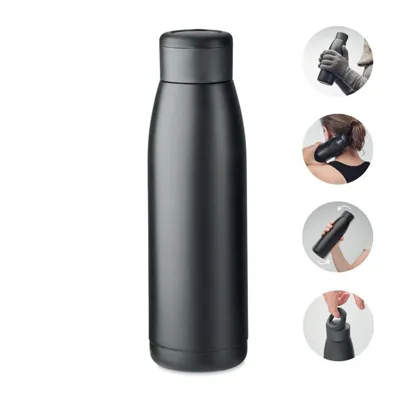 TERMOSA KRŪZE ''CALEFRIO'' NO NERŪSĒJOŠĀ TĒRAUDA AR SILDĪŠANAS VAI DZESĒŠANAS FUNKCIJU / 400 ML