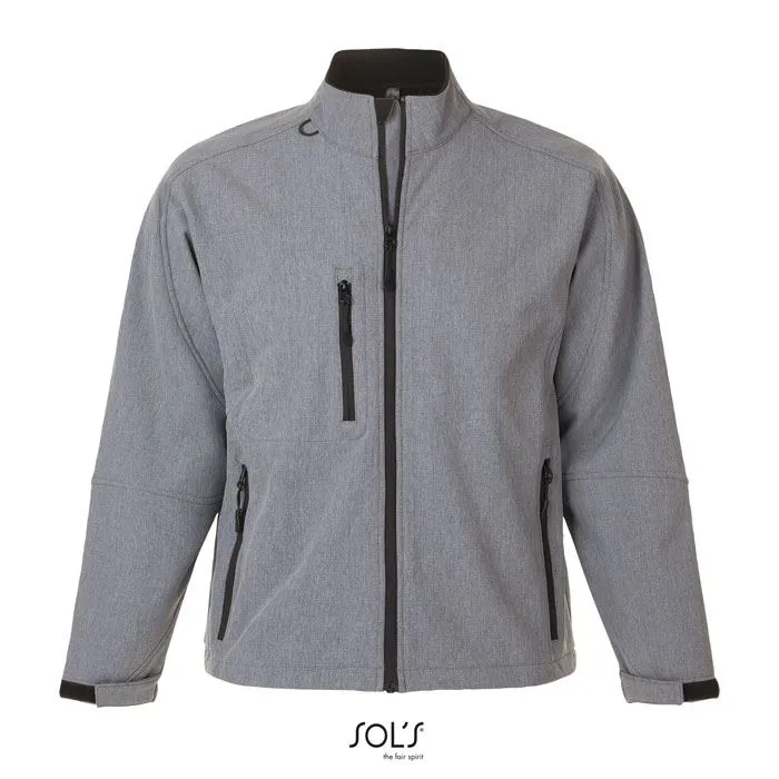 RELAX / VĪRIEŠU / SOFTSHELL JAKA / 4 KRĀSĀS / 340 G / SOL`S / S46600