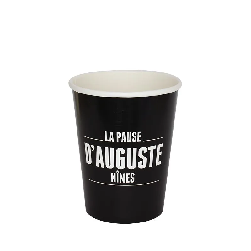100% BIO PAPĪRA KRŪZĪTES, KAS SADALĀS DABĀ / AR APDRUKU / VIENA SLĀŅA / 300-350 ML / 12 oz / KPI-300SW-BIO