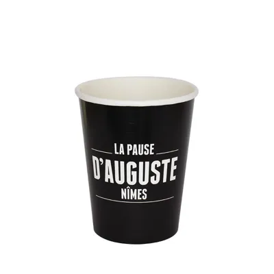 100% BIO PAPĪRA KRŪZĪTES, KAS SADALĀS DABĀ / AR APDRUKU / VIENA SLĀŅA / 300-350 ML / 12 oz / KPI-300SW-BIO