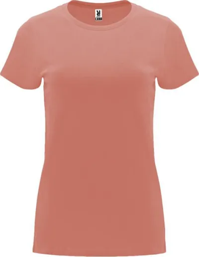 PIEGUĻOŠS TRIKOTĀŽAS SIEVIEŠU T- KREKLS NO KOKVILNAS / 34 KRĀSĀS / S - 3XL / 170 g m2