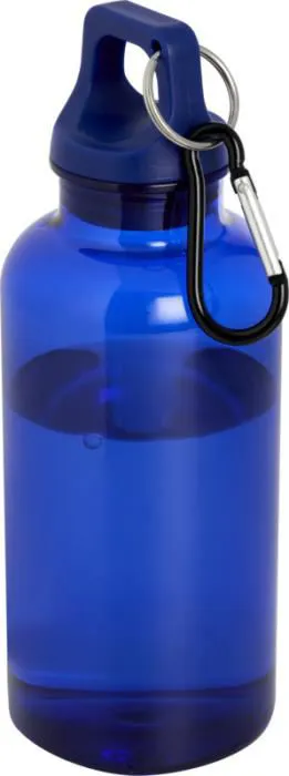 ŪDENS PUDELE NO PĀRSTRĀDĀTAS PET PLASTMASAS / 6 KRĀSĀS / 400 ML
