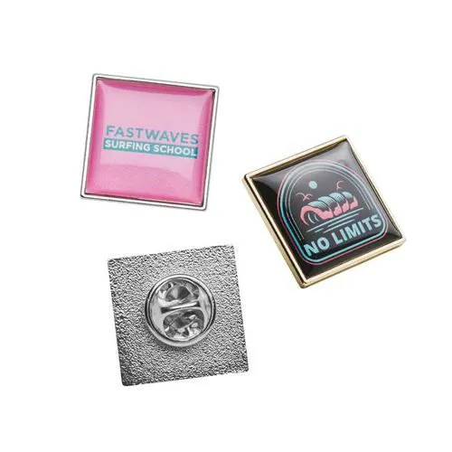 KVADRĀTA FORMAS NOZĪMĪTES AR POLIMĒRA UZLĪMI / 2X2 CM / NO 100 GAB / MPIN09