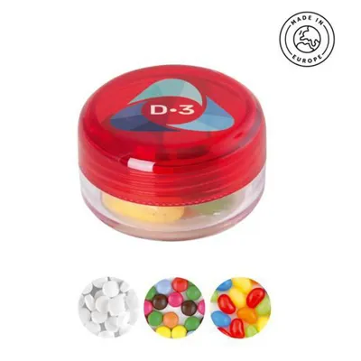 KONFEKTES PLASTMASAS TRAUCIŅĀ / 3 VEIDI / NO 1000 GAB