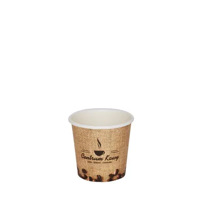 VIENA SLĀŅA PAPĪRA KRŪZĪTES AR APDRUKU / 80 - 100 ML / 4 oz / KPI-100SW