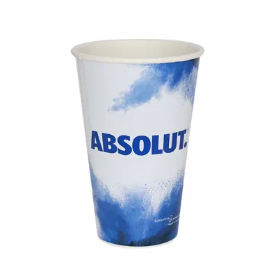 VIENA SLĀŅA PAPĪRA KRŪZĪTES AR APDRUKU / 400 - 450 ML / 16 oz / KPI-400SW