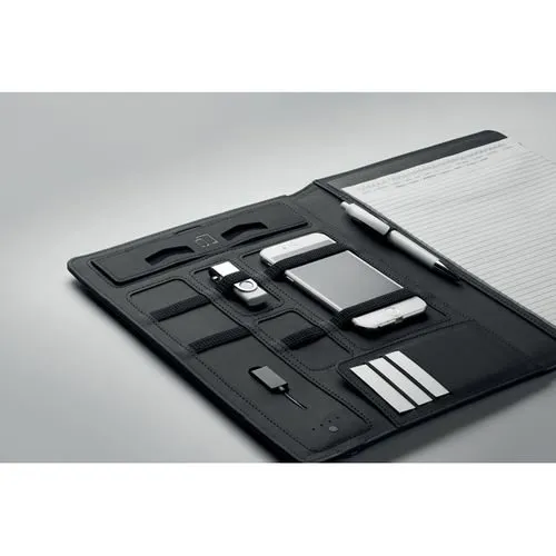 SMARTFOLDER / PORTFELIS AR POWER BANKU / BEZVADA LĀDĒTĀJU / A4 IZMĒRS / MO9401