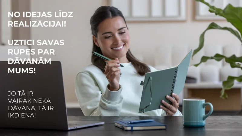 No idejas līdz realizācijai — uztici savas rūpes par dāvanām mums