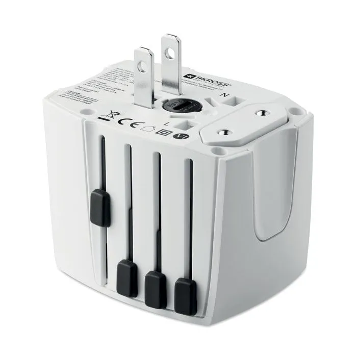 SKROSS / KONTAKTU ADAPTERI CEĻOŠANAI / USB LĀDĒTĀJS / MO9324
