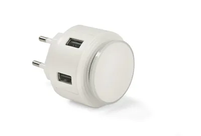 USB LĀDĒTĀJS AR NAKTS LAMPIŅU 