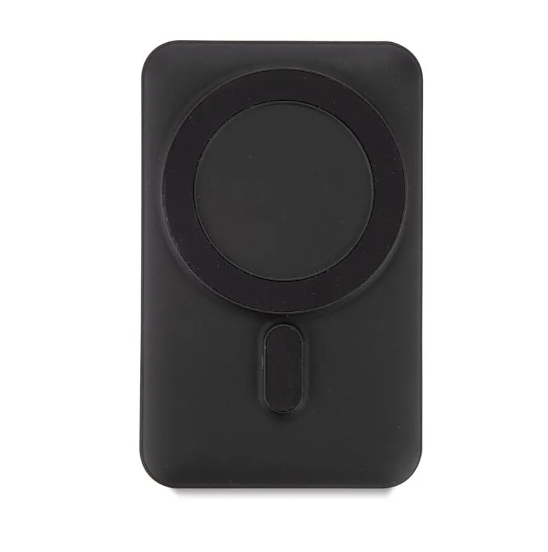 POWERBANKA ''VELOCE'' / MELNĀ KRĀSĀ / MATĒTA / AR IZGAISMOTU LOGOTIPU / 10000 mAh / BC45131