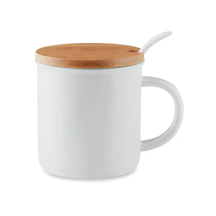 KENYA / 380 ML / PORCELĀNA KRŪZĪTE AR KAROTĪTI UN BAMBUSA VĀCIŅU / MO9708