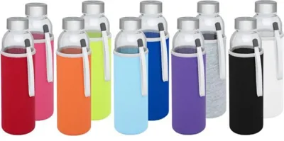BODHI / STIKLA ŪDENS PUDELE MACIŅĀ / 500ML / 10 KRĀSĀS