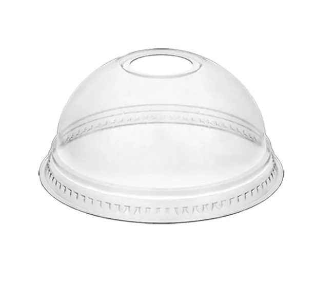 PET PLASTMASAS KUPOLI GLĀZĒM / 95 MM / AR CAURUMU / W95PET