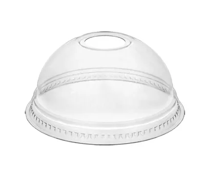 PET PLASTMASAS KUPOLI GLĀZĒM / 95 MM / AR CAURUMU / W95PET