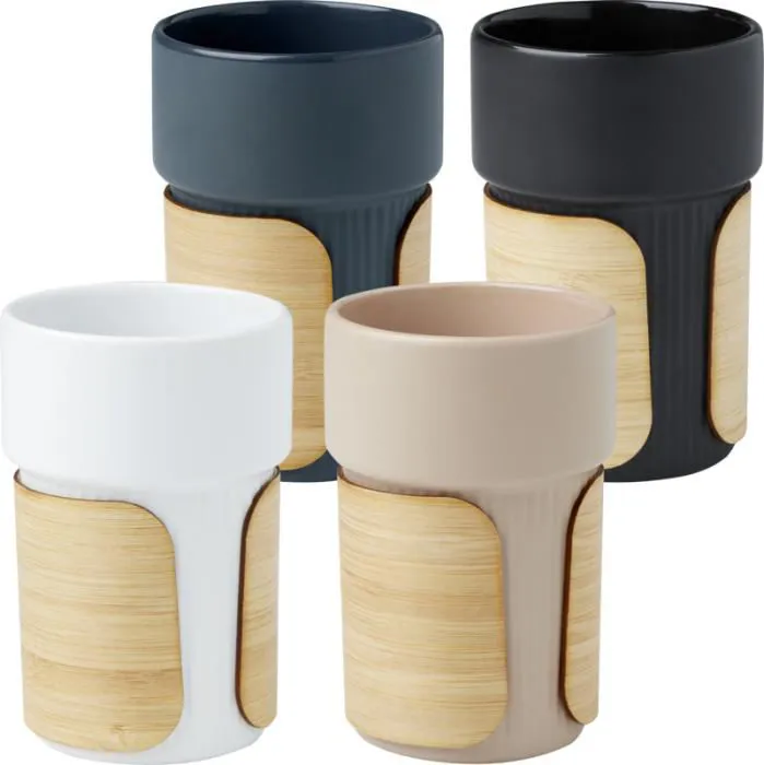 KRŪZĪTE ''FIKA'' AR BAMBUSA AKCENTU / 340 ML / 4 KRĀSĀS / PF100809