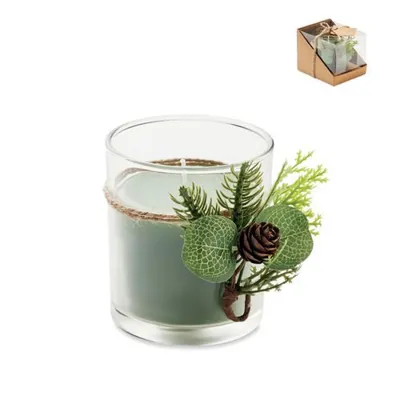 STIKLA SVEČTURIS AR MEŽA TEMATIKU / 120 G