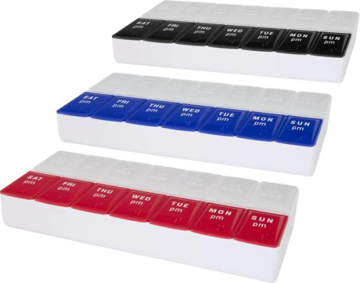 CIKLA 7 DIENU RĪTA/VAKARA MULTIVITAMĪNU ORGANIZATORS / 2 KRĀSAS / PF126374