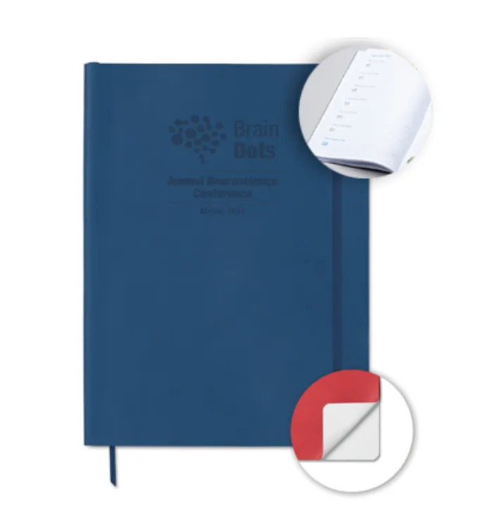 PERSONALIZĒTI PLĀNOTĀJI AR MĪKSTIEM MĀKSLĪGĀS ĀDAS VĀKIEM / A4 / NO 250 GAB / SOPUS4