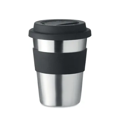 TĒRAUDA KRŪZĪTE AR SILIKONA VĀCIŅU UN APLIKU / 2 KRĀSĀS / 350 ML
