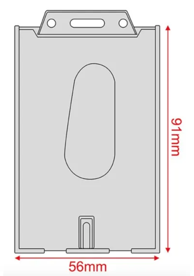 ID KARŠU TURĒTĀJI (91 X 56 mm) / VERTIKĀLI