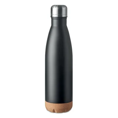 TĒRAUDA PUDELE AR KORĶA PAMATNI / 600 ML / 5 KRĀSĀS