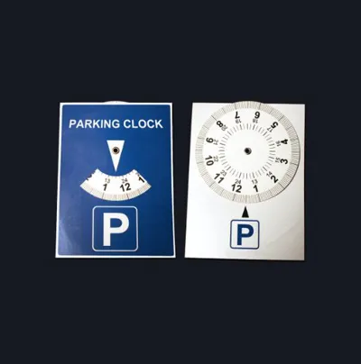 AUTO STĀVVIETU PULKSTEŅI / PĒC PASŪTĪJUMA / 3 IZMĒRI / NO MĪKSTA PLASTIKĀTA