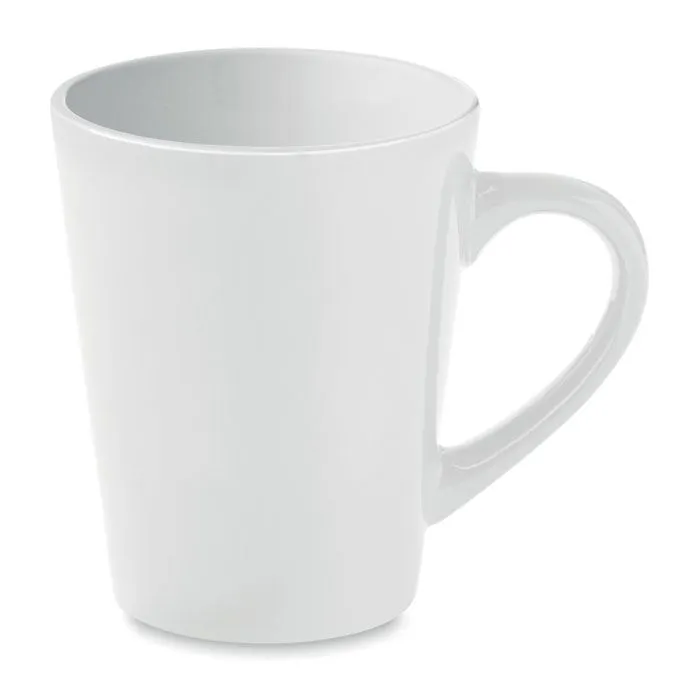 TAZA / 180 ML / KERAMIKA / BALTĀ KRĀSĀ / MO8831