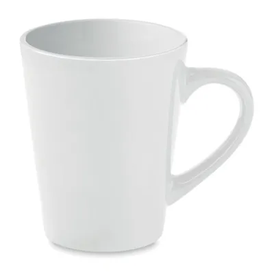 TAZA / 180 ML / KERAMIKA / BALTĀ KRĀSĀ