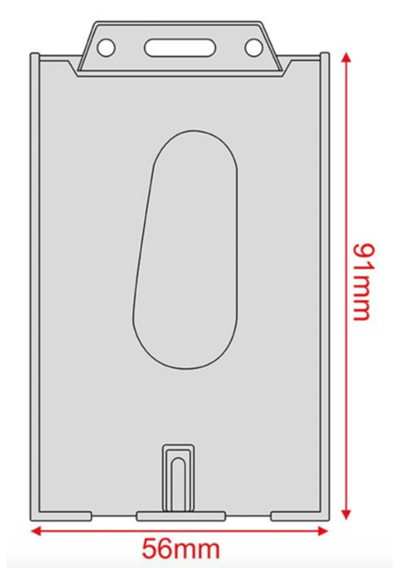 ID KARŠU TURĒTĀJI (91 X 56 mm) / VERTIKĀLI