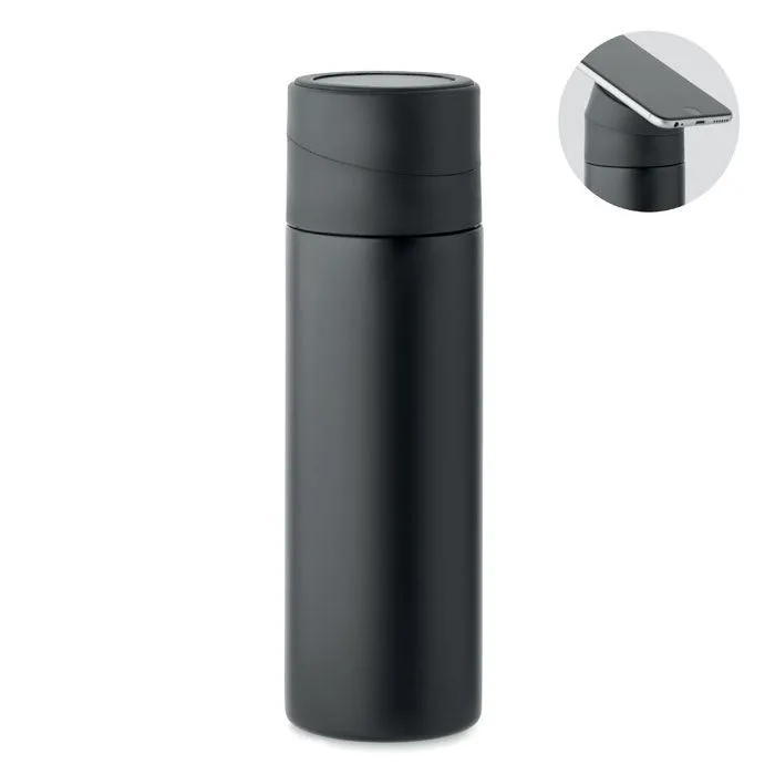 TERMOSPUDELE ''PHOTTLE'' NO PĀRSTRĀDĀTA TĒRAUDA AR TELEFONA TURĒTĀJU / 420 ML / MO2308
