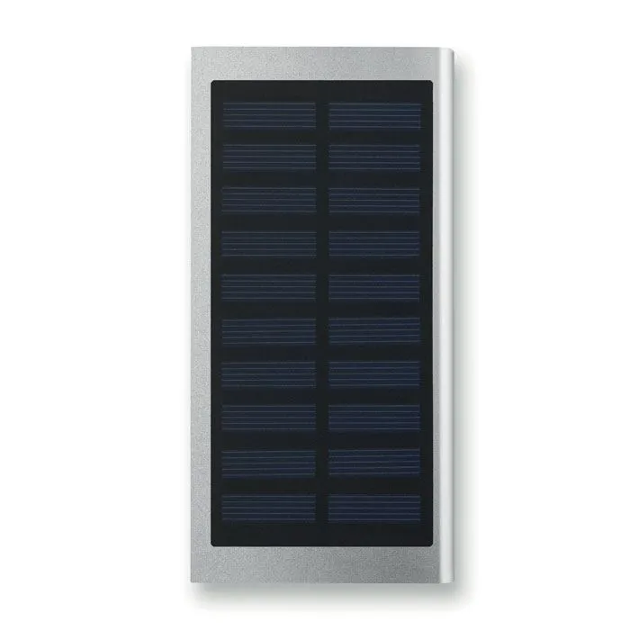 SOLAR POWERFLAT / 8000 mah / ar saules bateriju / 2 krāsās / MO9051