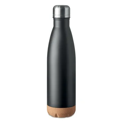 TĒRAUDA PUDELE AR KORĶA PAMATNI / 600 ML / 5 KRĀSĀS