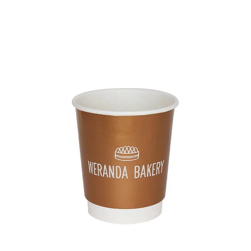 PAPĪRA TERMOKRŪZES AR DUBULTAJĀM SIENĀM / AR APDRUKU / 200-250 ML / 8 oz / KPI-200TW