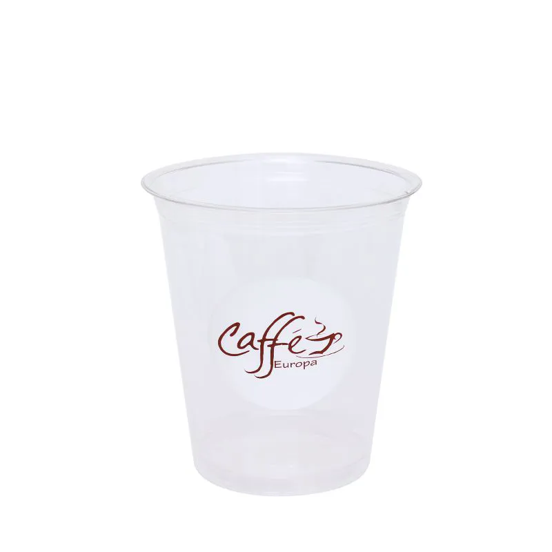 PET PLASTMASAS GLĀZĪTES / AR APDRUKU / 200-250 ML / 8 oz / KPI-200PET