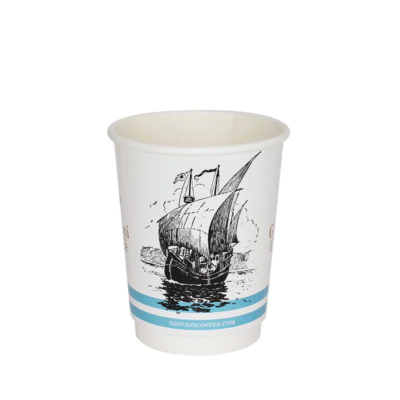 100% BIO PAPĪRA TERMOKRŪZES, KAS SADALĀS VIDĒ / AR APDRUKU / DIVU SLĀŅU / 300-350 ML / 12 oz / KPI-300TW-BIO