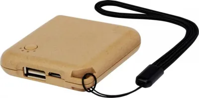 ECO / POVERBANKA NO BIOLOĢISKI NOĀRDĀMAS PLASTMASAS / 2000 MAH
