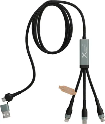 SCX.DESIGN C53 100 W 5IN1 rPET ĪPAŠI ĀTRAS UZLĀDES KABELIS