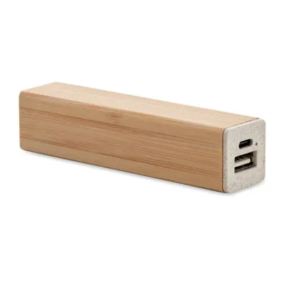 POWER BANKA ''POWERBAMC'' NO BAMBUSA / 2600 MAH