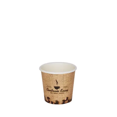 VIENA SLĀŅA PAPĪRA KRŪZĪTES AR APDRUKU / 80 - 100 ML / 4 oz / KPI-100SW