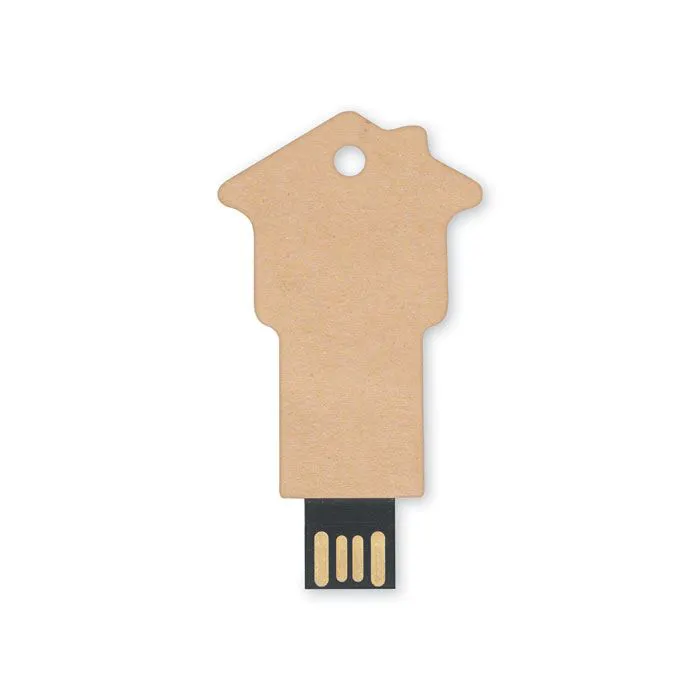 MĀJAS FORMAS USB ATMIŅA NO PAPĪRA / MO1119I