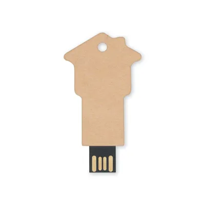 MĀJAS FORMAS USB ATMIŅA NO PAPĪRA