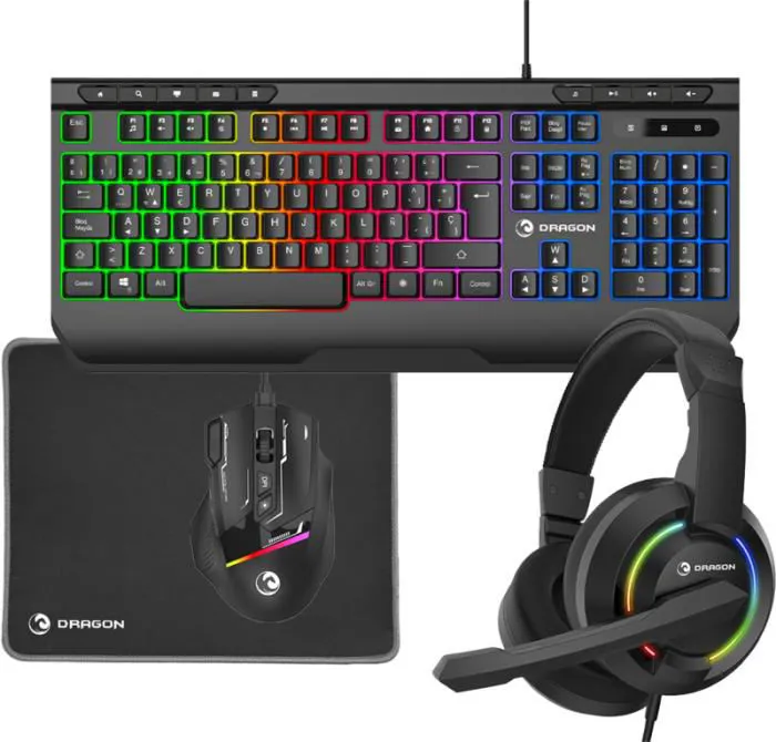 PRIXTON DRAGON KOMPLEKTS DATORAM / PELE / AUSTIŅAS / TASTATŪRA / PALIKTNIS / PF1PA16990