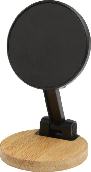 ALCOR SALOKĀMS MAGNĒTISKS TELEFONA STATĪVS AR BAMBUSA DETAĻĀM / 2 KRĀSAS / PF124463