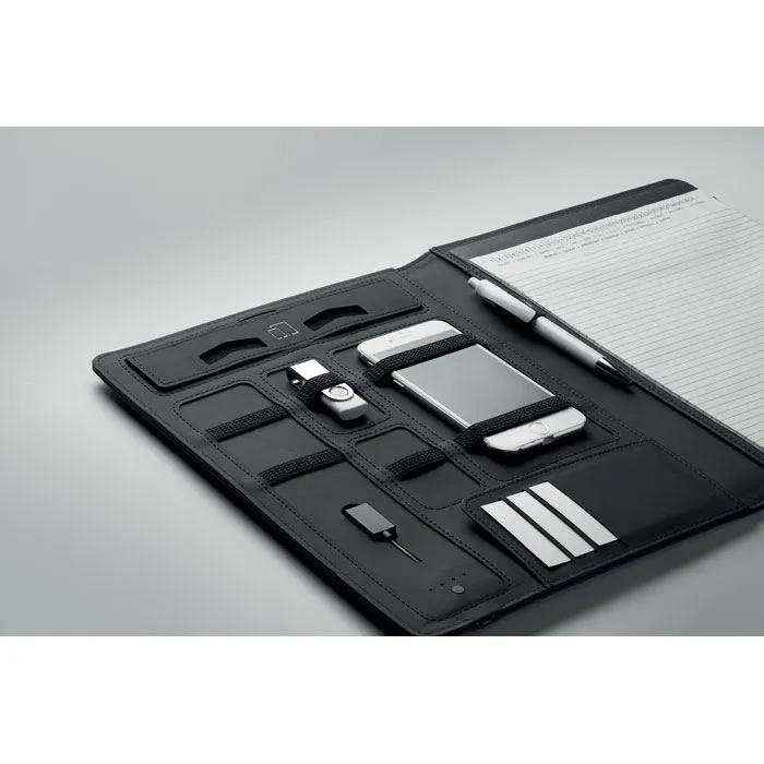 SMARTFOLDER / PORTFELIS AR POWER BANKU / BEZVADA LĀDĒTĀJU / A4 IZMĒRS / MO9401