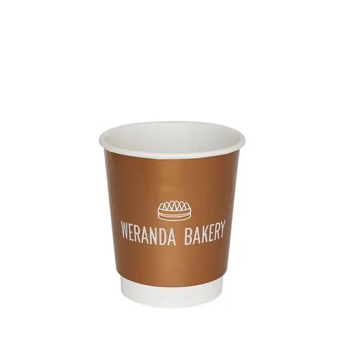 PAPĪRA TERMOKRŪZES AR DUBULTAJĀM SIENĀM / AR APDRUKU / 200-250 ML / 8 oz / KPI-200TW