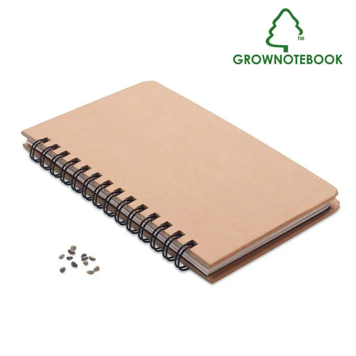 GROWNOTEBOOK / PIERAKSTU KLADE AR PRIEŽU SĒKLĀM / AR LĪNIJĀM / MO6225