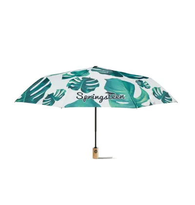 SALOKĀMI LIETUSSARGI AR KOKA ROKTURI / PĒC PASŪTĪJUMA / 95 CM / NO 150 GAB / AR METĀLA KĀTU / MU2006
